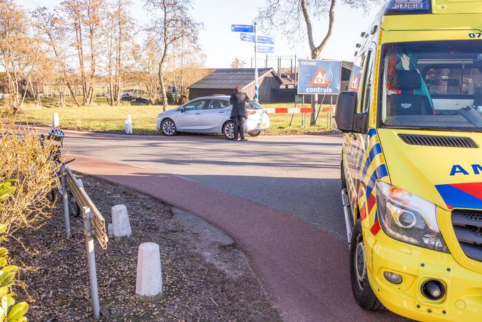 Mountainbikester gewond bij aanrijding