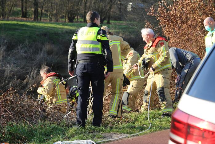 Man gewond na te water raken met scootmobiel