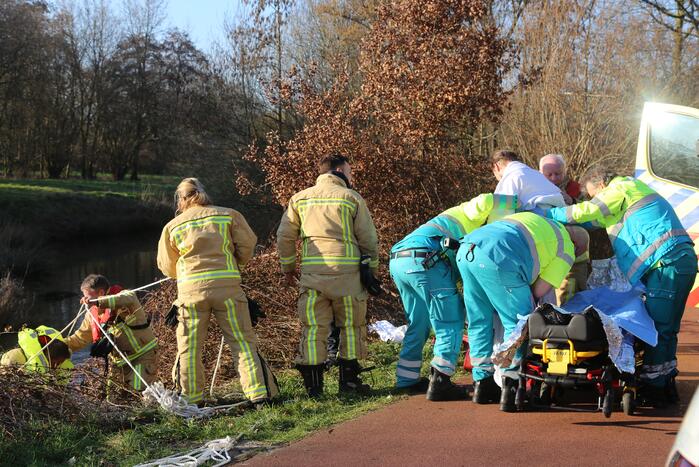 Man gewond na te water raken met scootmobiel