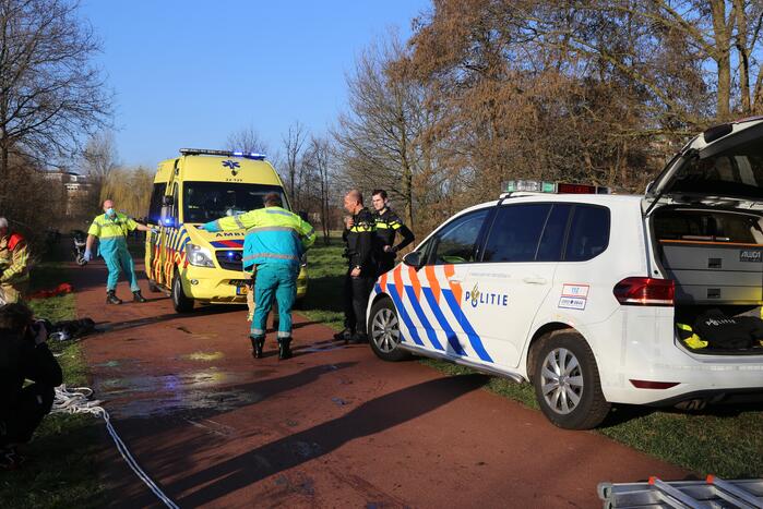 Man gewond na te water raken met scootmobiel
