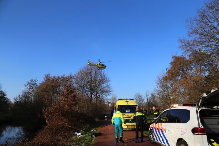 Man gewond na te water raken met scootmobiel