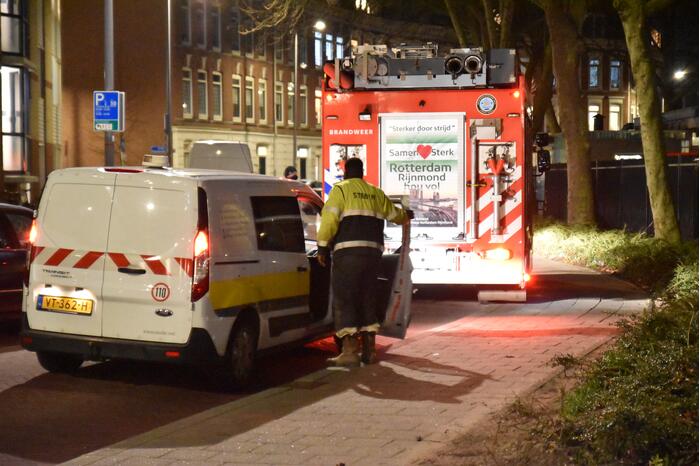 Brandweer ingezet voor gaslekkage