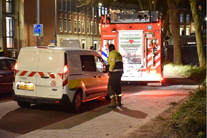 Brandweer ingezet voor gaslekkage