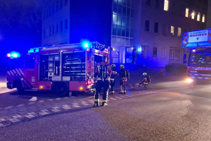 21 appartementen ontruimd door brand in kelder