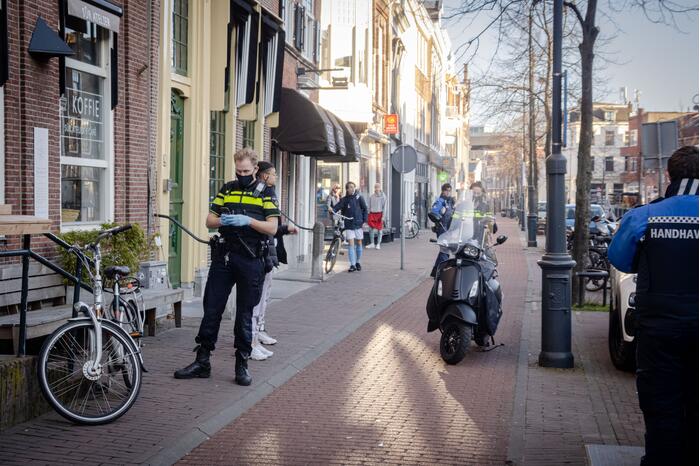 Fietser gewond bij botsing met scooterrijder