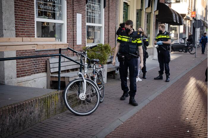 Fietser gewond bij botsing met scooterrijder