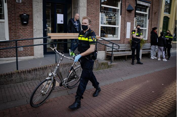 Fietser gewond bij botsing met scooterrijder