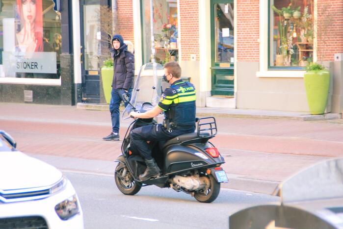 Fietser gewond bij botsing met scooterrijder
