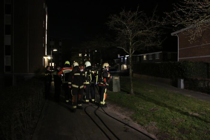 Vuurwerkresten geblust door brandweer