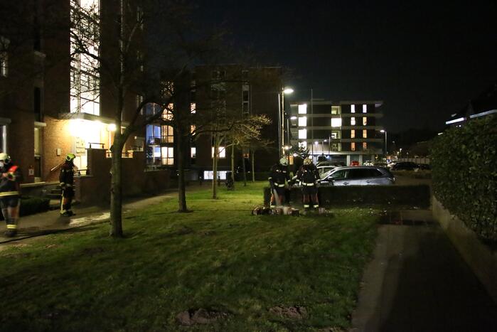 Vuurwerkresten geblust door brandweer