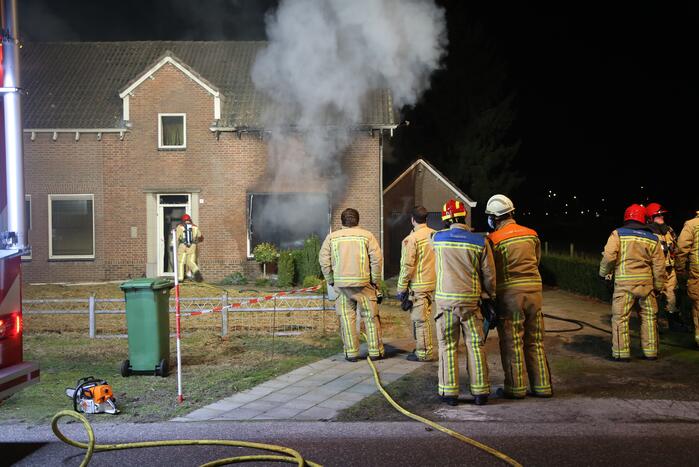 Woning onbewoonbaar na woningbrand