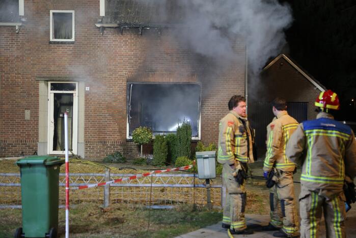 Woning onbewoonbaar na woningbrand