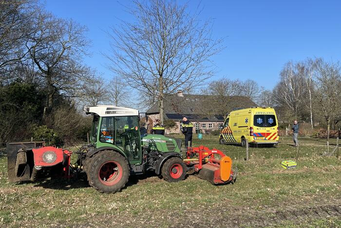 Traumahelikopter landt voor ernstig incident op boerenterrein