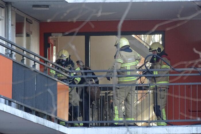 Onderzoek naar gaslucht in flat
