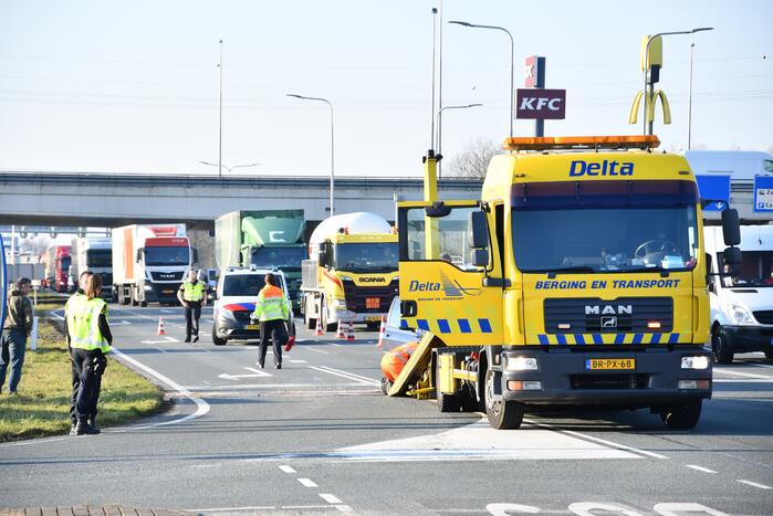 Veel schade na kop-staart aanrijding