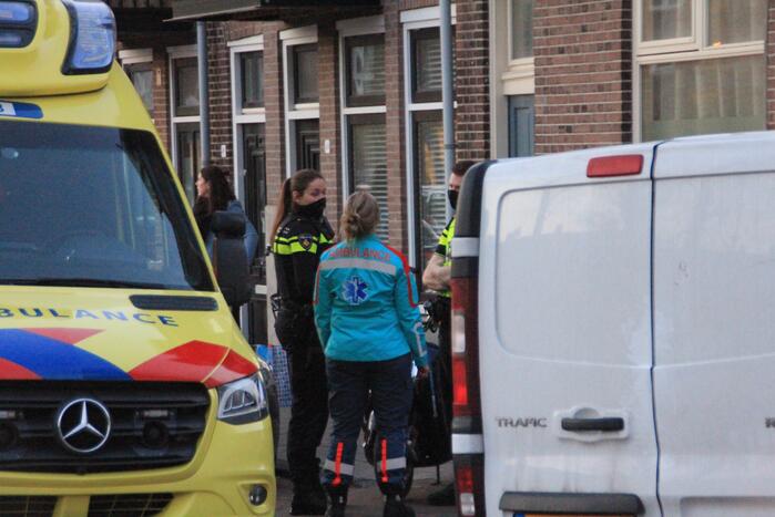 Ongeval tussen scooter en bestelbus