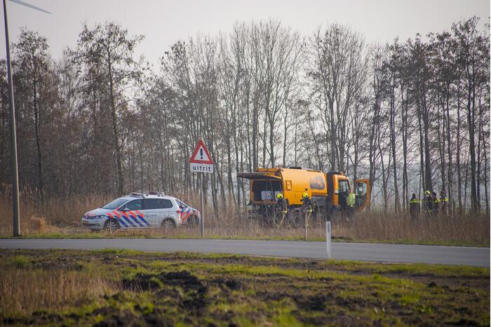 Gebied afgezet na vondst van vaten