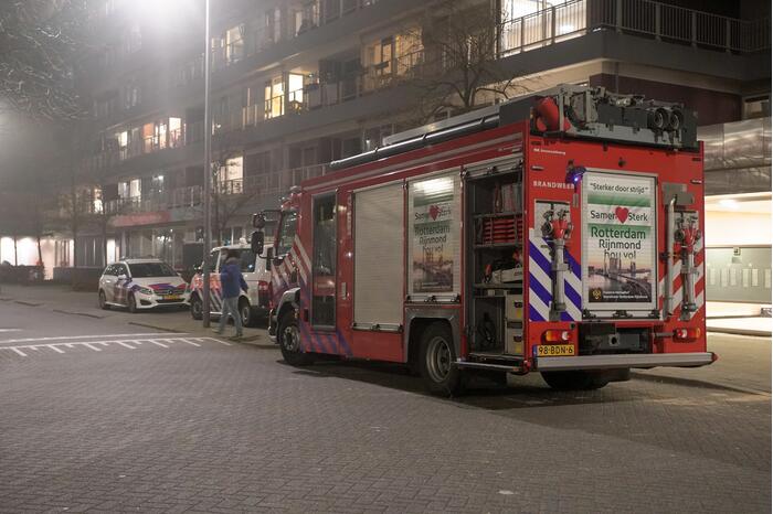 Brand in appartementencomplex snel geblust