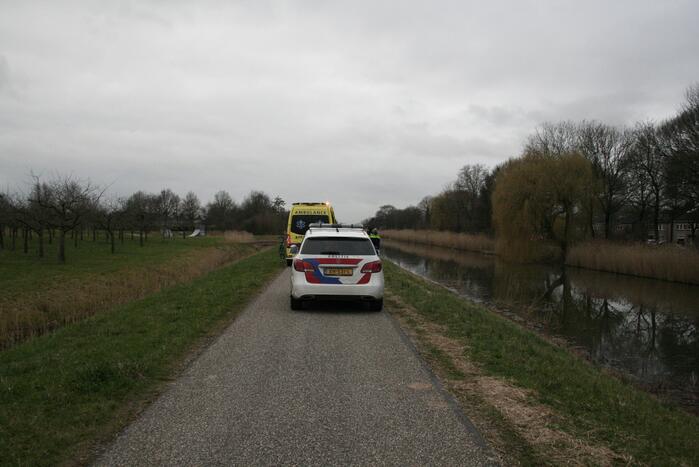 Fietser gaat onderuit en raakt gewond