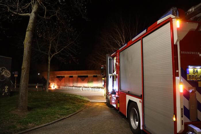 Wederom scooter verwoest door brand