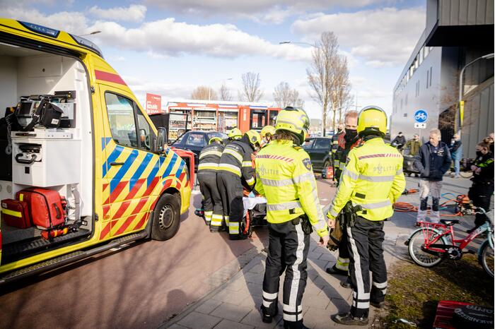 Bestuurder landt op zijn kant met Canta