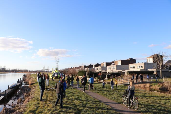 Veel bekijks bij inzet van traumahelikopter
