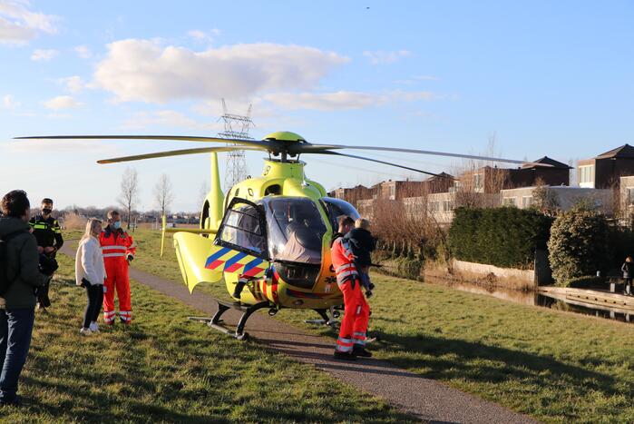 Veel bekijks bij inzet van traumahelikopter