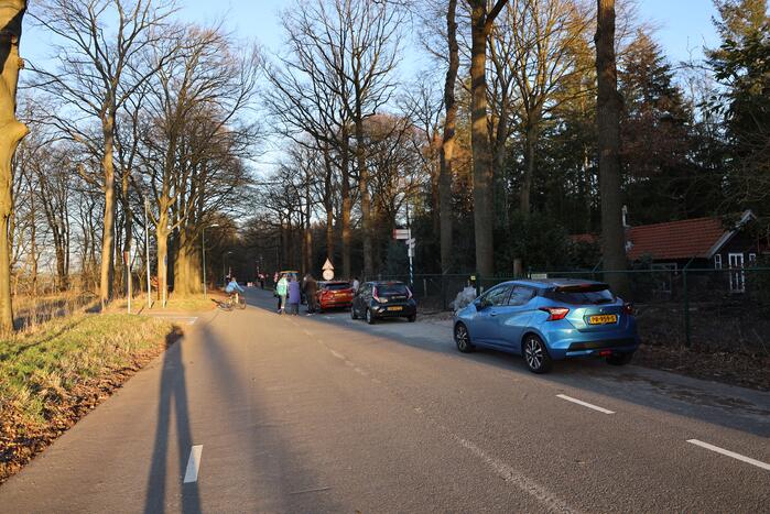 Schade bij botsing tussen meerdere voertuigen