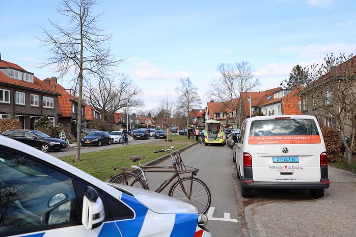 Fietser gewond bij botsing met auto