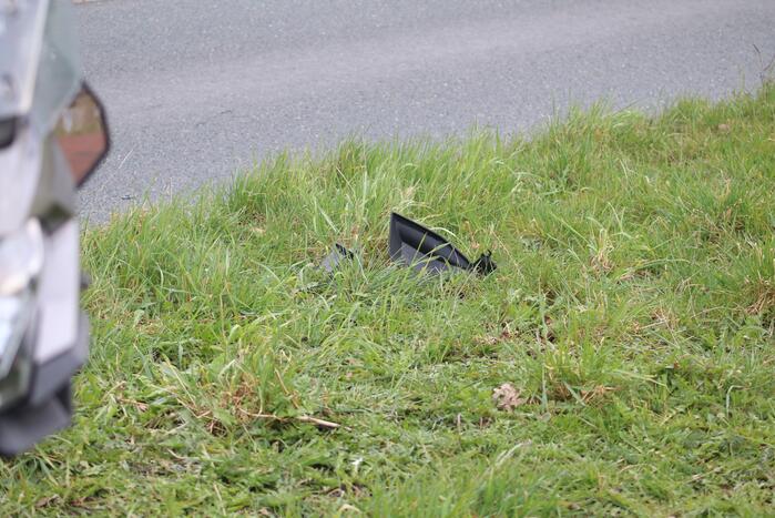 Motorrijder gaat onderuit en raakt gewond