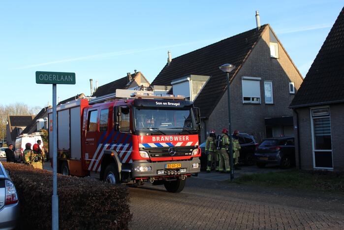 Brand in garage door kortsluiting