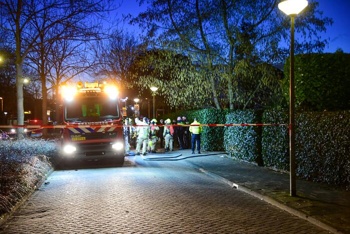 Persoon overleden bij brand in woning