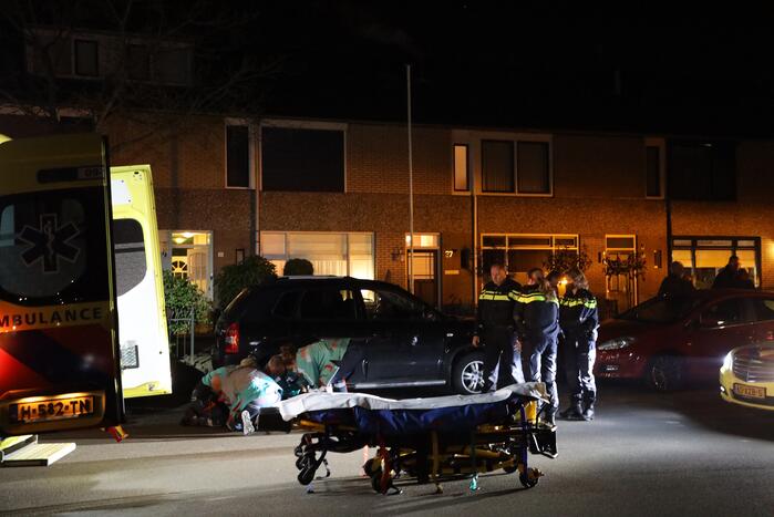 Persoon zwaargewond na val