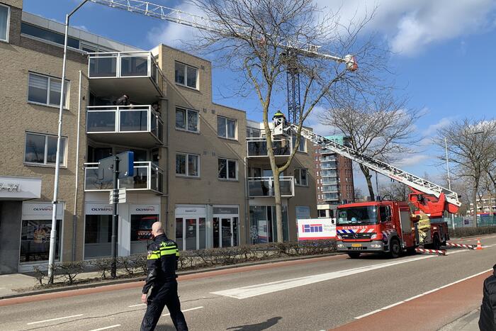 Brandweer ingezet om woning te betreden