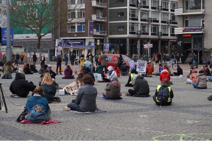 Demonstratie tegen gender gerelateerd geweld