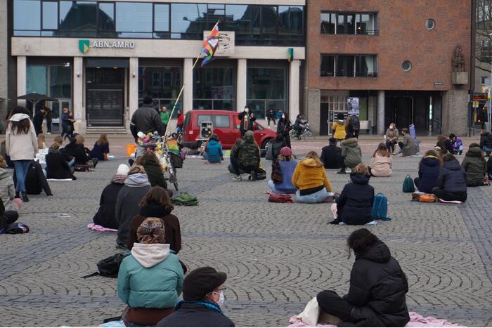 Demonstratie tegen gender gerelateerd geweld