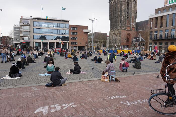 Demonstratie tegen gender gerelateerd geweld