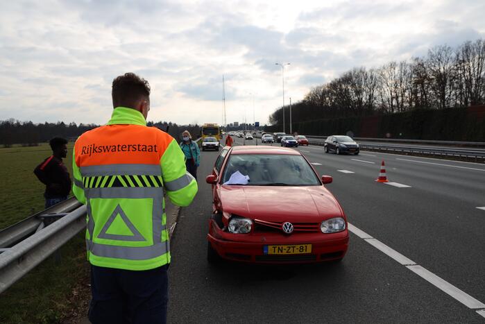 Aanhanger geschaard bij ongeval