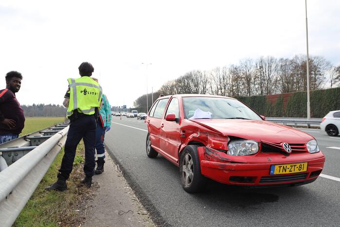 Aanhanger geschaard bij ongeval