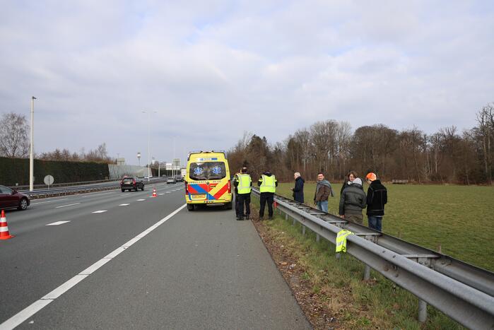Aanhanger geschaard bij ongeval