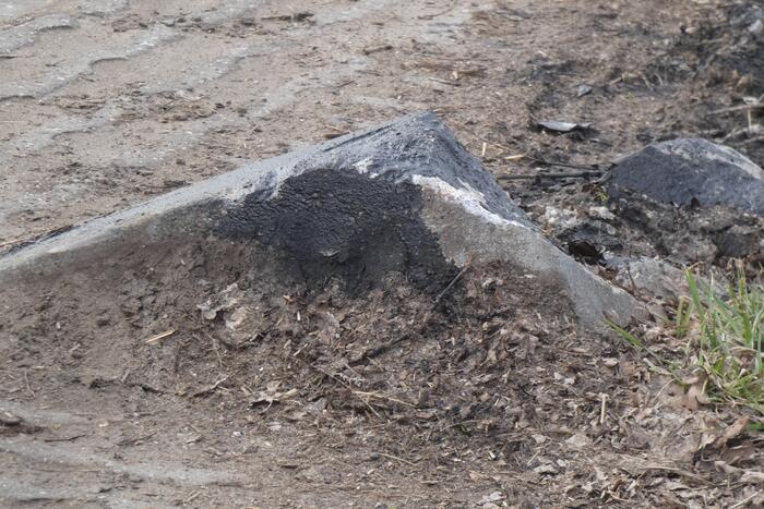 Kilometerslang oliespoor na ongeval