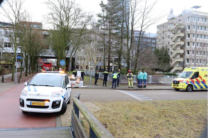 Brand in leegstaand bedrijfspand