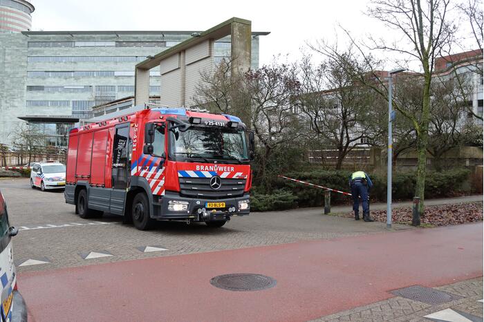 Brand in leegstaand bedrijfspand