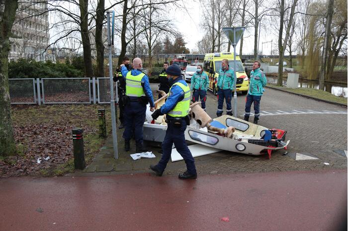 Brand in leegstaand bedrijfspand