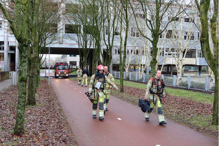 Brand in leegstaand bedrijfspand