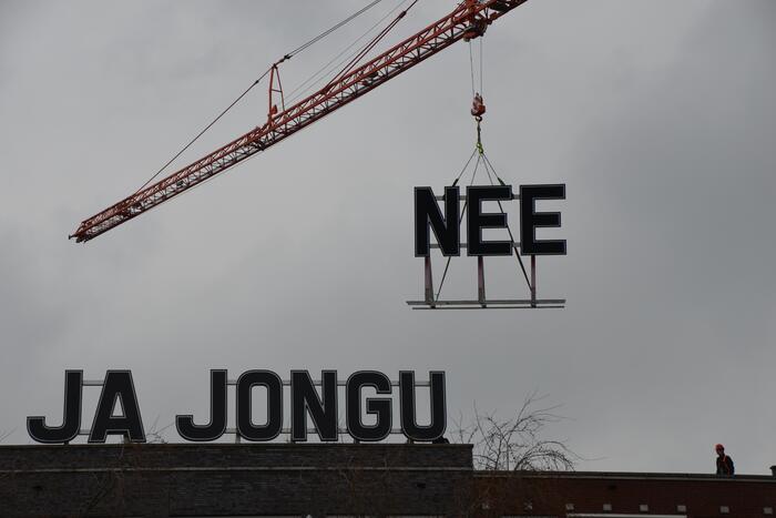 Karakteristieke belettering gaat verhuizen