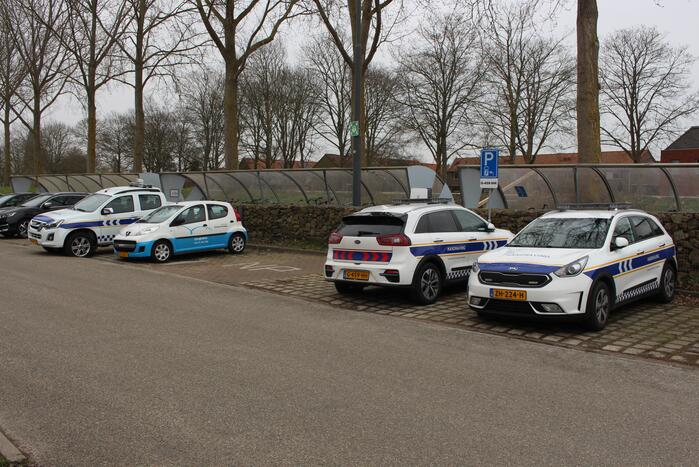 Banden voertuigen handhaving lekgestoken