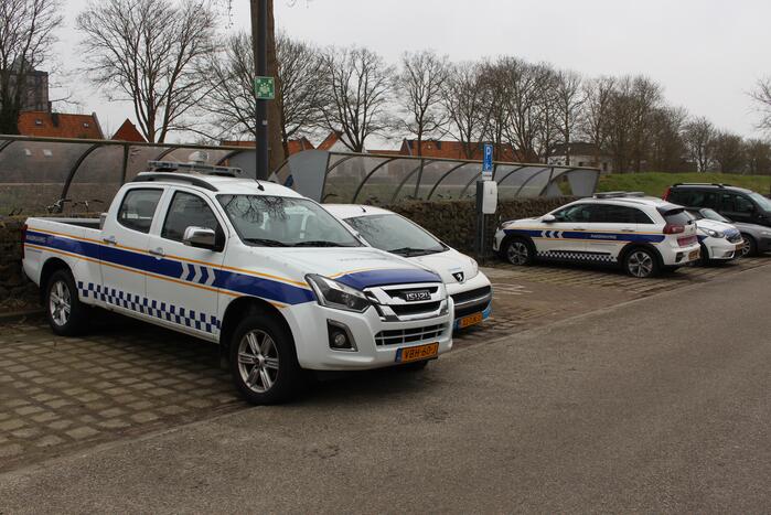 Banden voertuigen handhaving lekgestoken