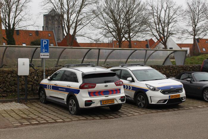 Banden voertuigen handhaving lekgestoken