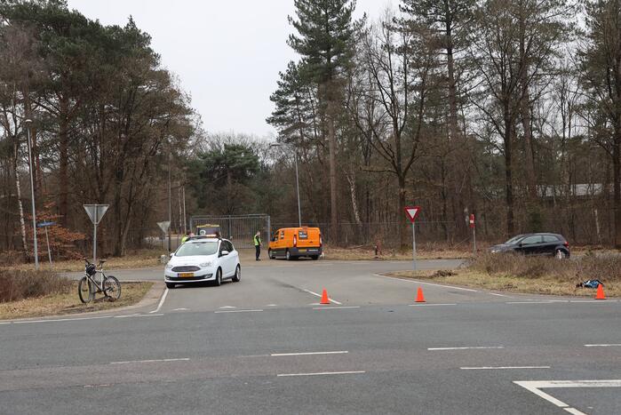 Mountainbiker gewond bij botsing